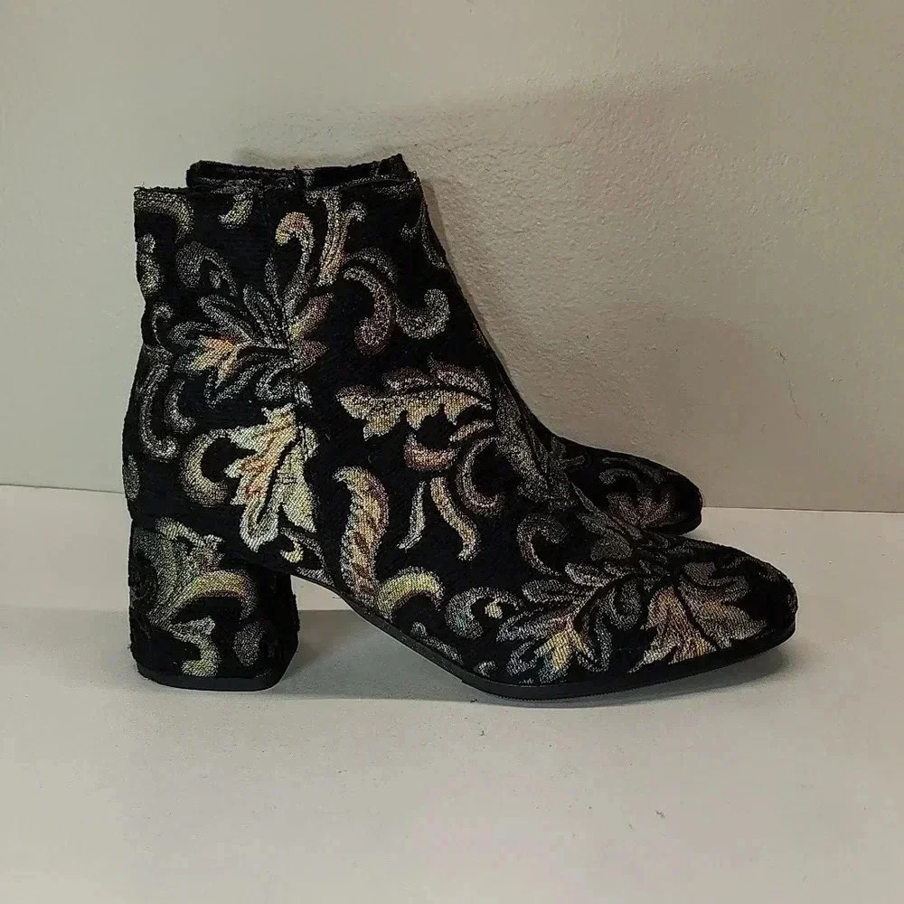 Linea Azzurra women booties size 37 multi color - Picture 6 of 8